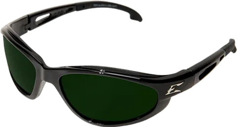 Edge Eyewear Dakura GSW11-IR5 Black Frame with Gasket IR 5.0 Medium Welding Lens Glasses