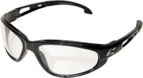 Edge Eyewear Dakura SW111 Black Frame Clear Lens Glasses