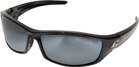 Edge Eyewear Reclus SR117 Black Frame Silver Mirror Lens Glasses