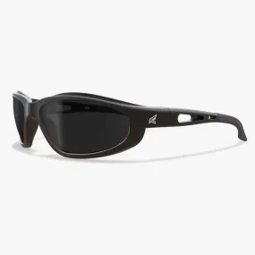 Edge Eyewear TSM216 Black Frame, Polarized Smoke Lens Glasses