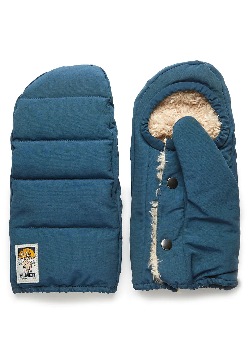 Elmer Cover Down Mittens - Indigo