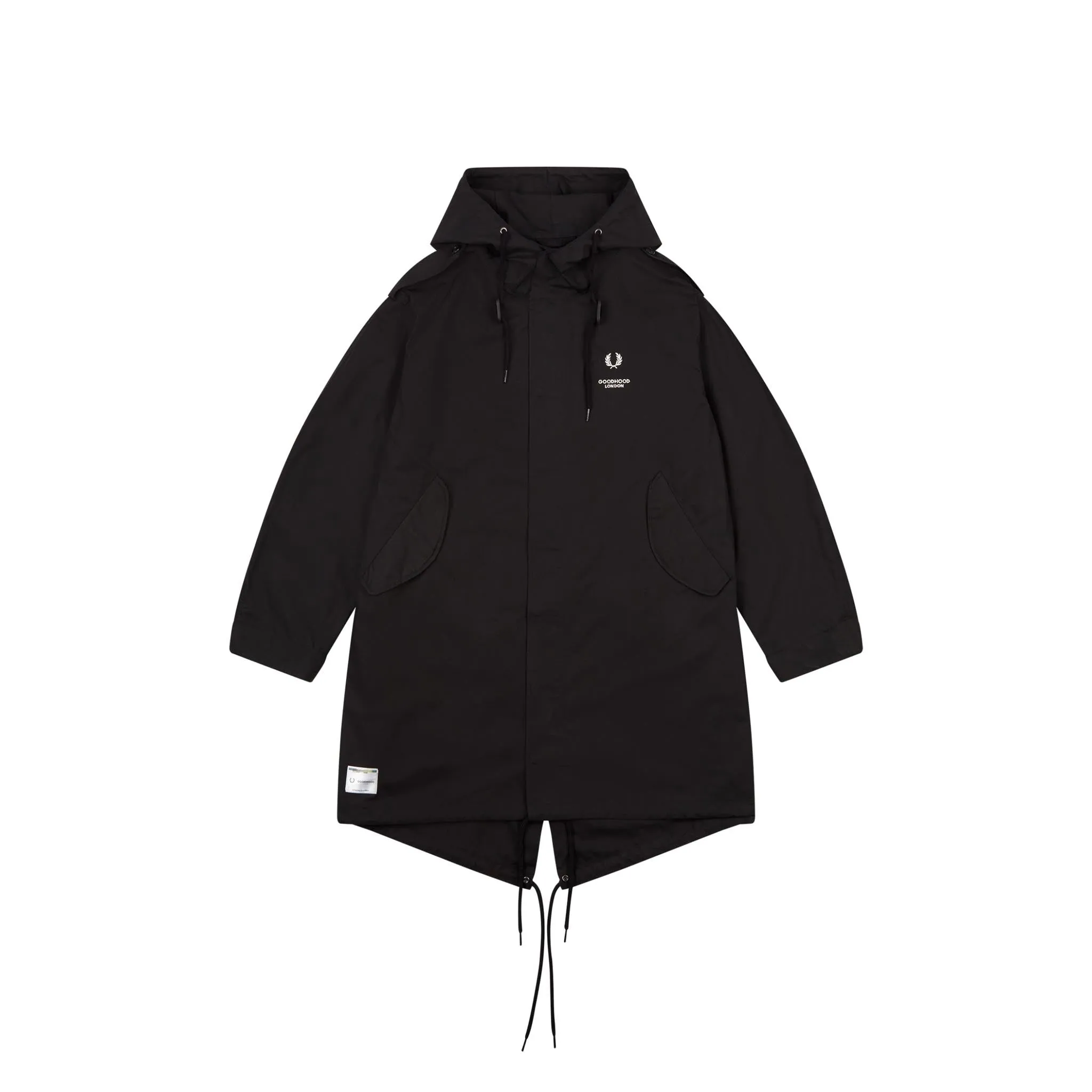 Fred Perry x Goodhood London Parka Black