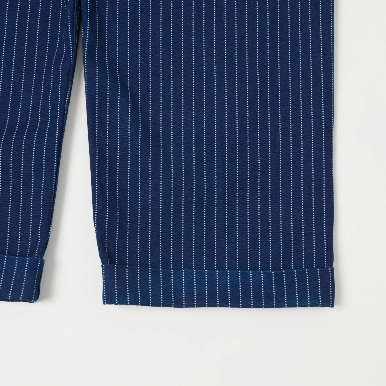 Full Count 1128-4 Stripe Farmer Trouser - Indigo Wabash