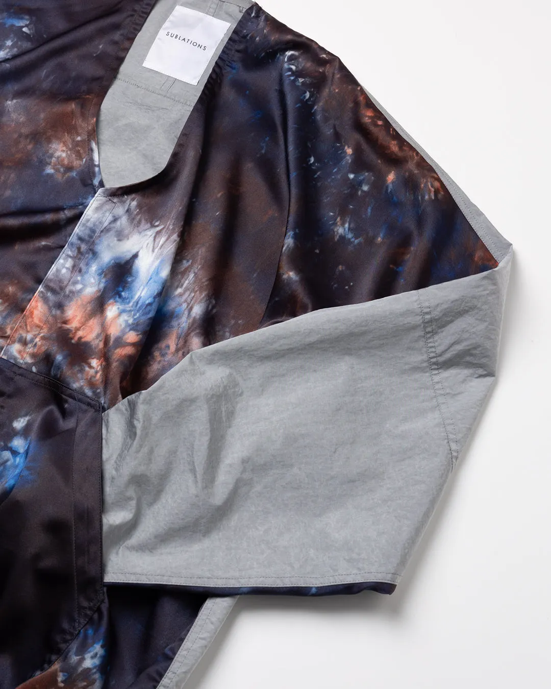 GRAPHIC PRINT AtG OVER JACKET .09【DEEP BLUE】