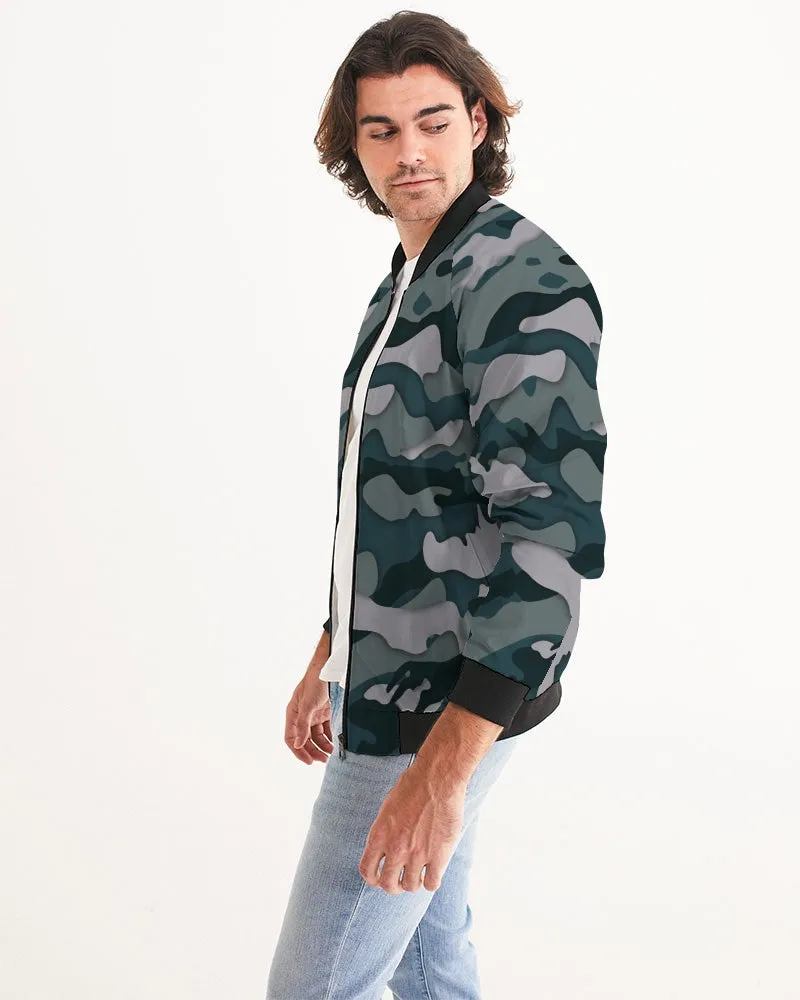 Green Camo Men's Bomber Jacket