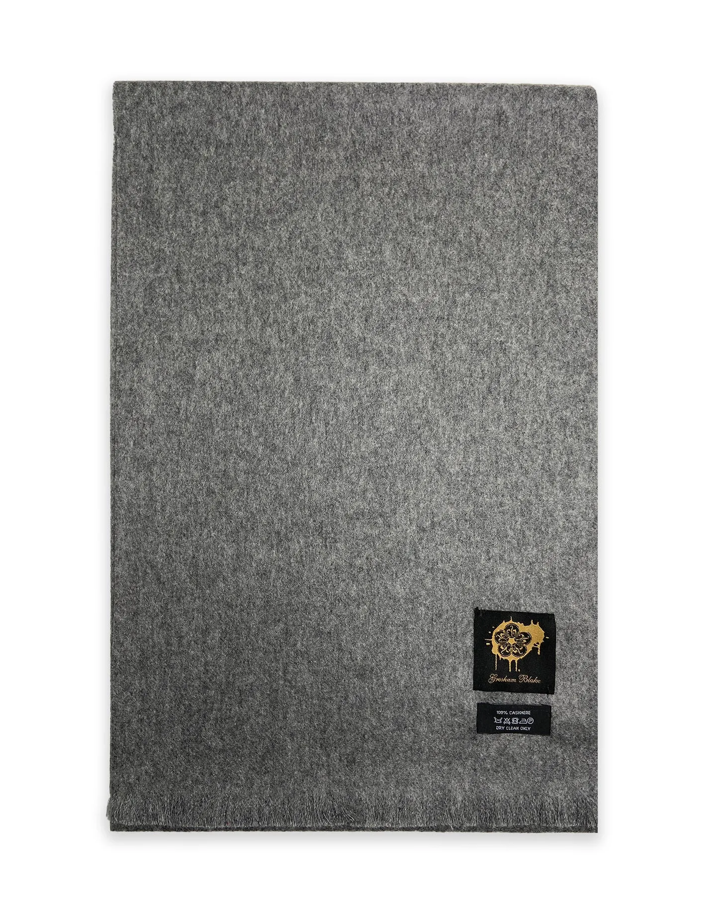 Grey Cashmere Scarf