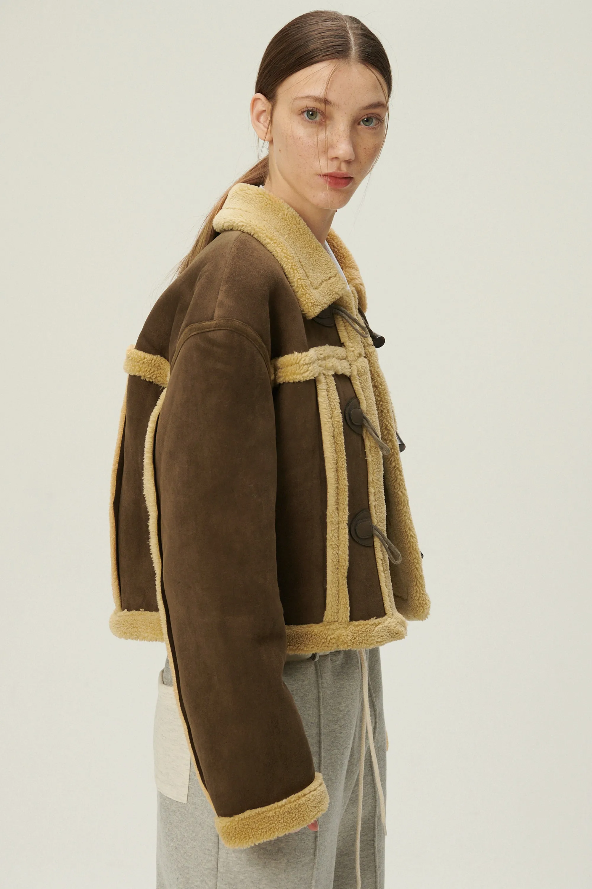 Helen Duffle Shearling Jacket