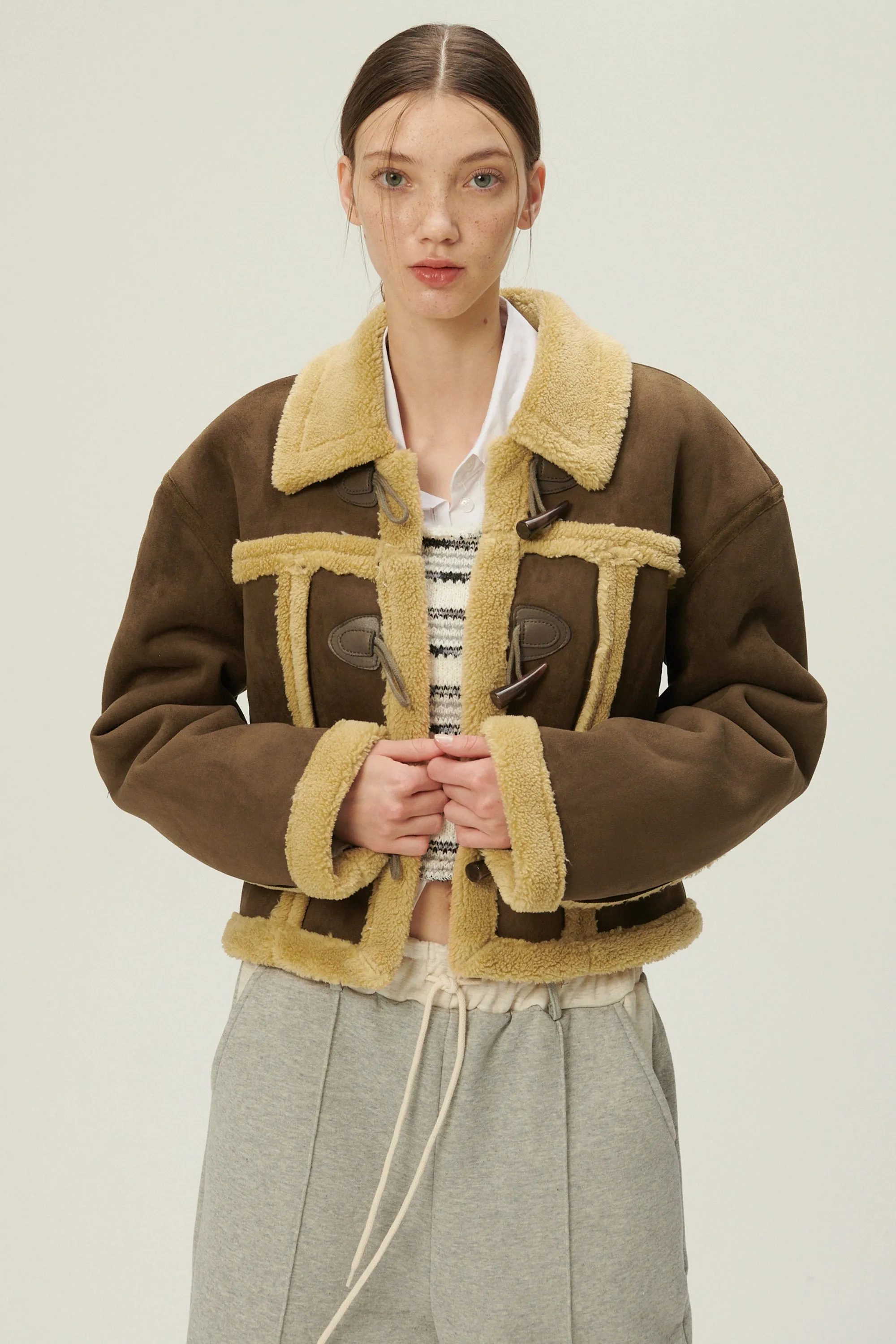 Helen Duffle Shearling Jacket