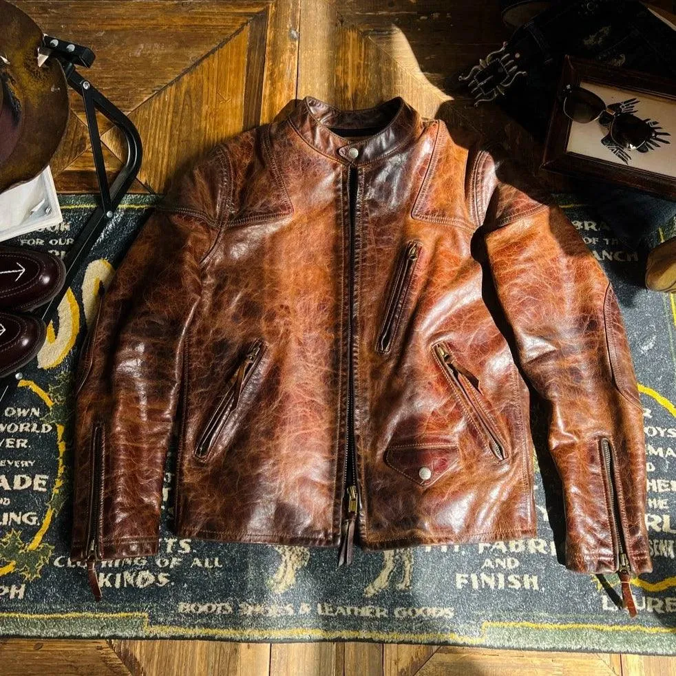 HORSEHIDE LEATHER JACKET KROST