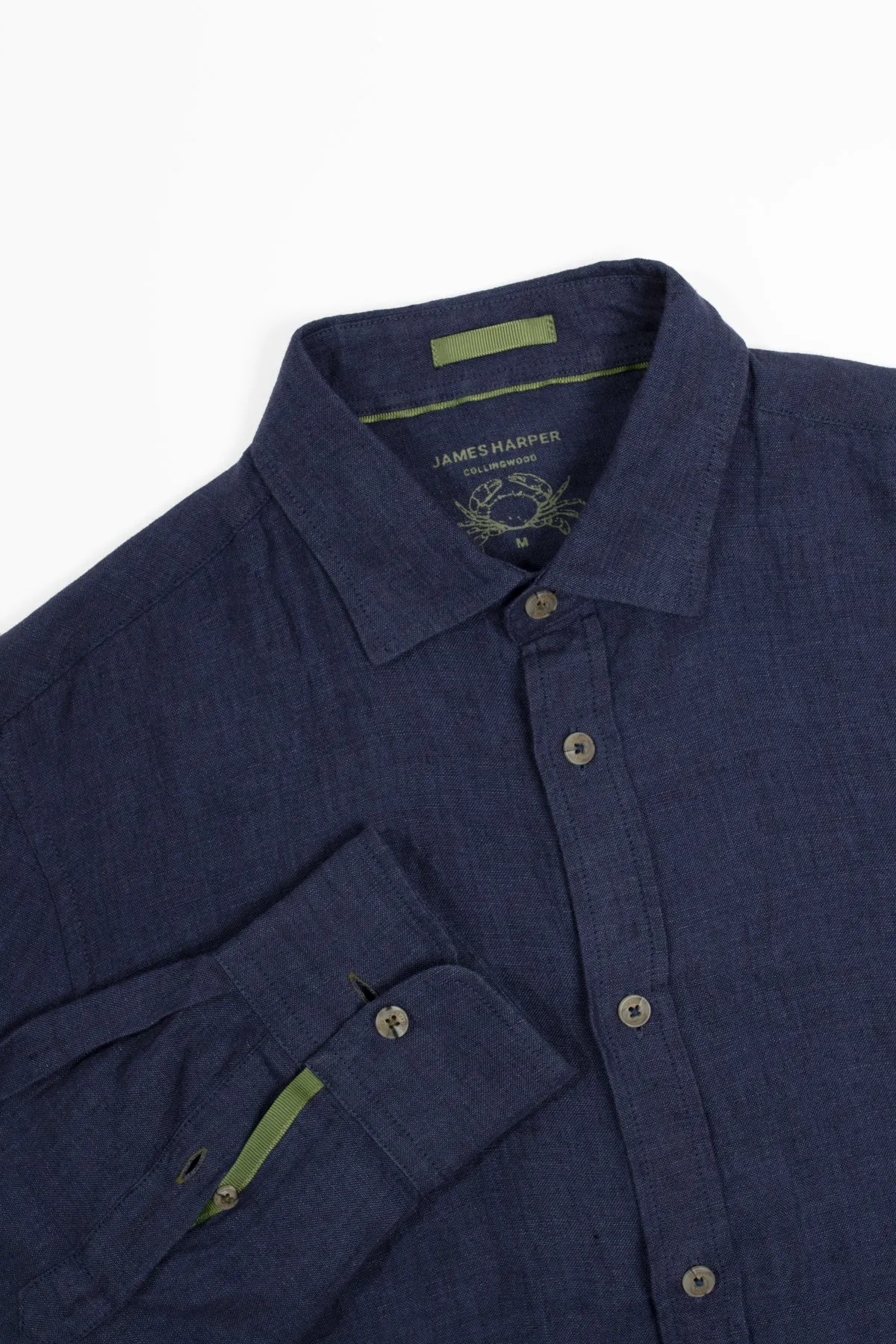 Indigo Linen Shirt