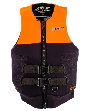 Jetpilot Cause Mens S-Grip FE Neo Vest - Orange Level 50 - 2023