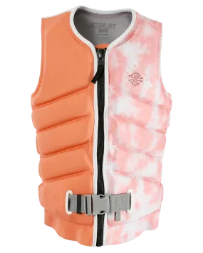 Jetpilot X1 F/E Ladies Neo Vest - Zahra - Peach - 2023