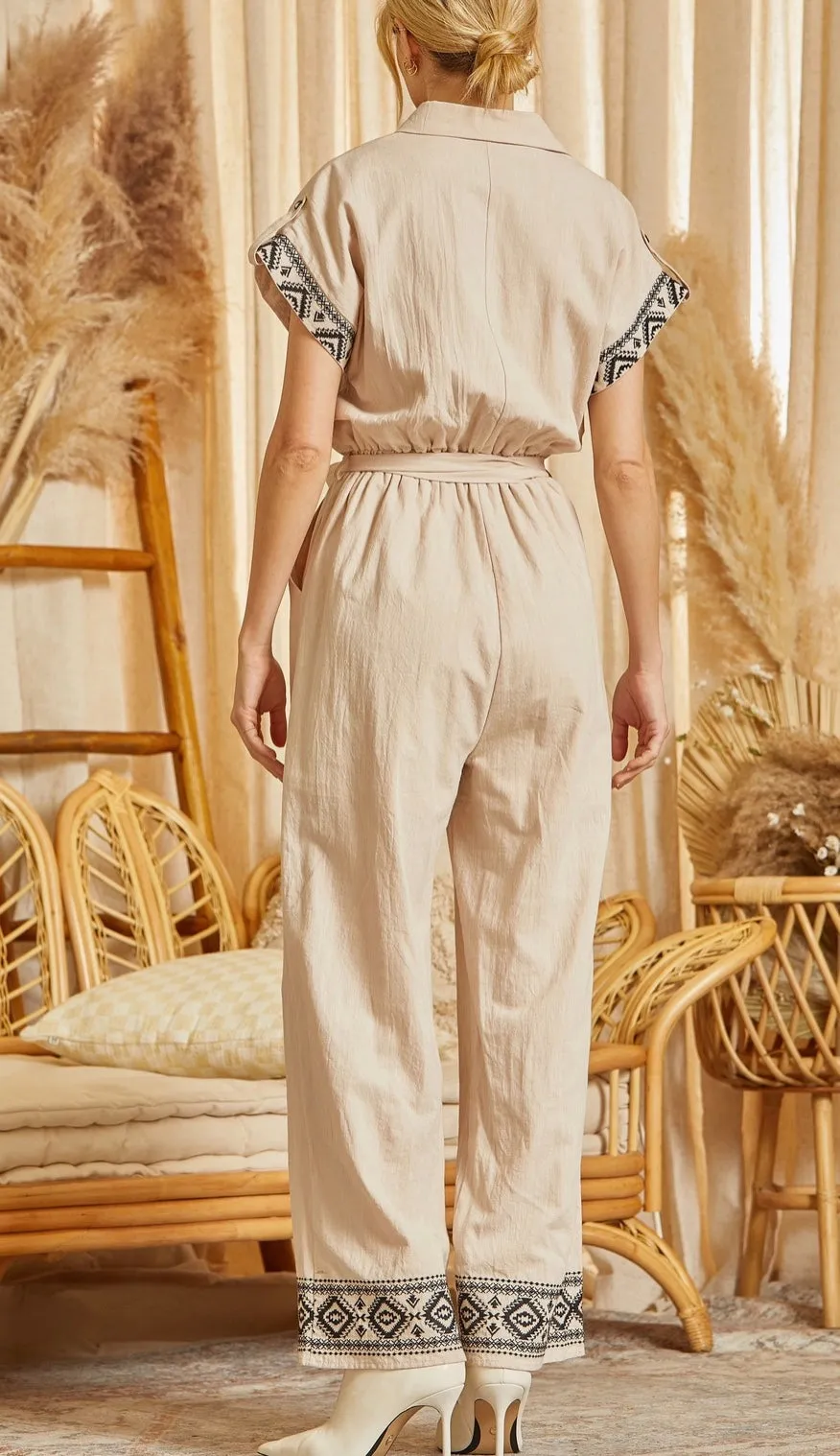 Kate Embroidered Jumpsuit