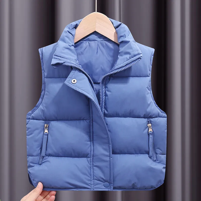 Kids Loose Down Cotton Vest