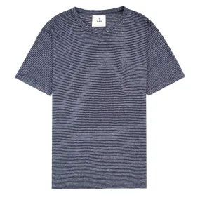 La Paz Pocket T-Shirt Dark Navy / Mesc Stripes