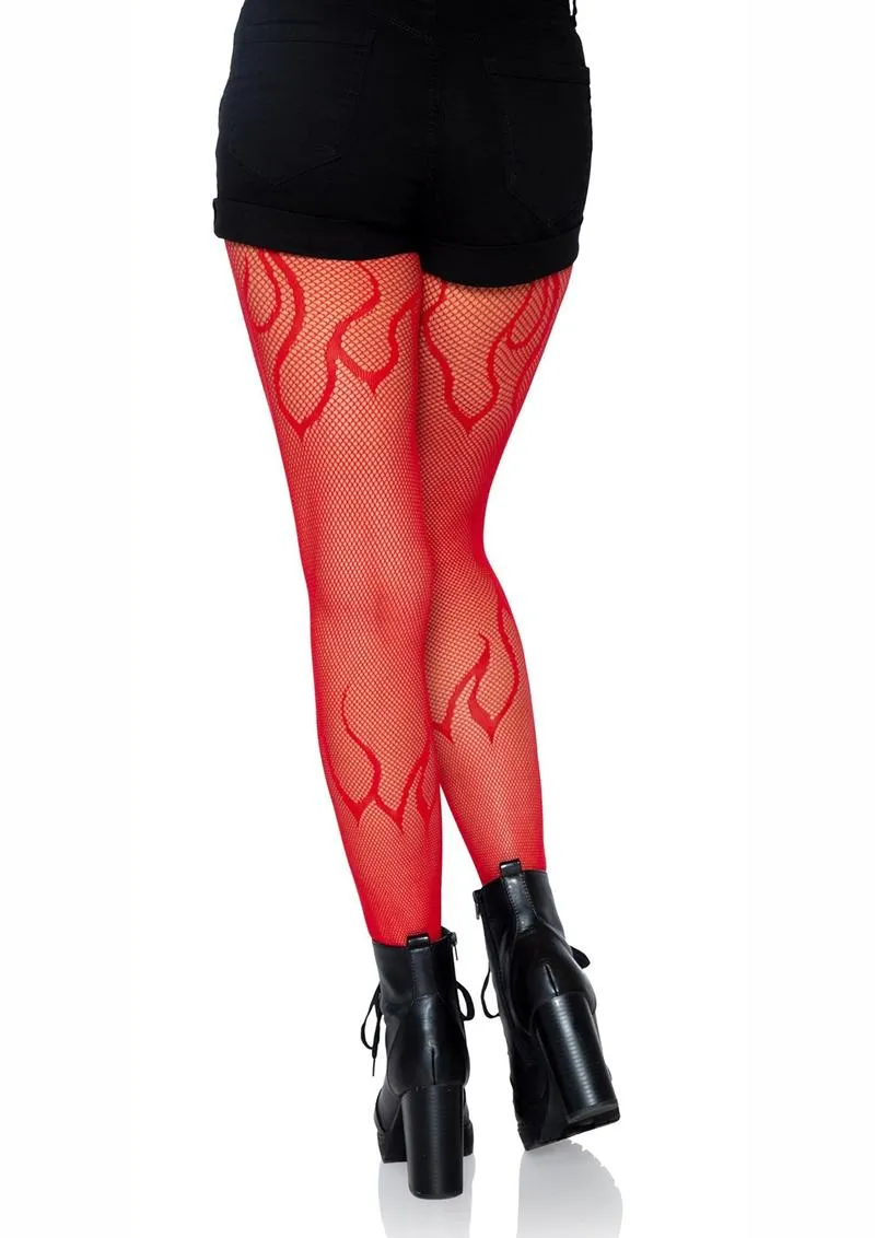 Leg Avenue Flame Net Tights