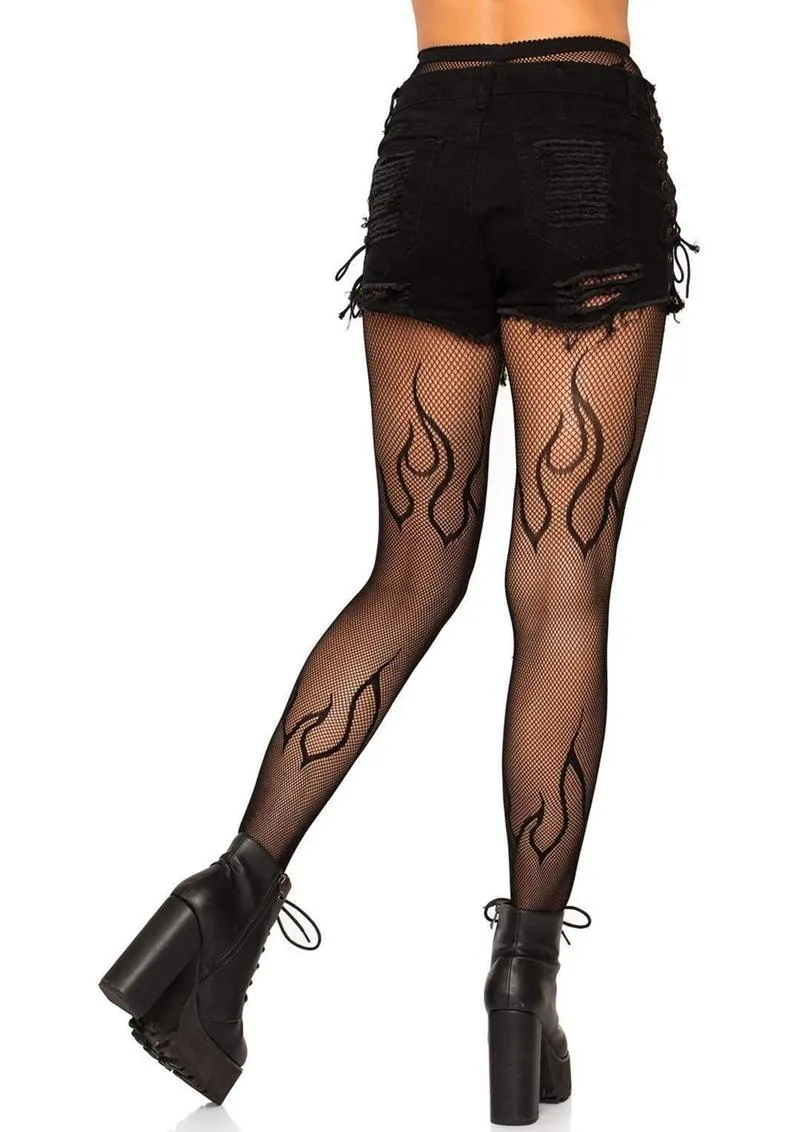 Leg Avenue Flame Net Tights