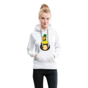 Leprechaun Bitcoin Women’s Premium Hoodie