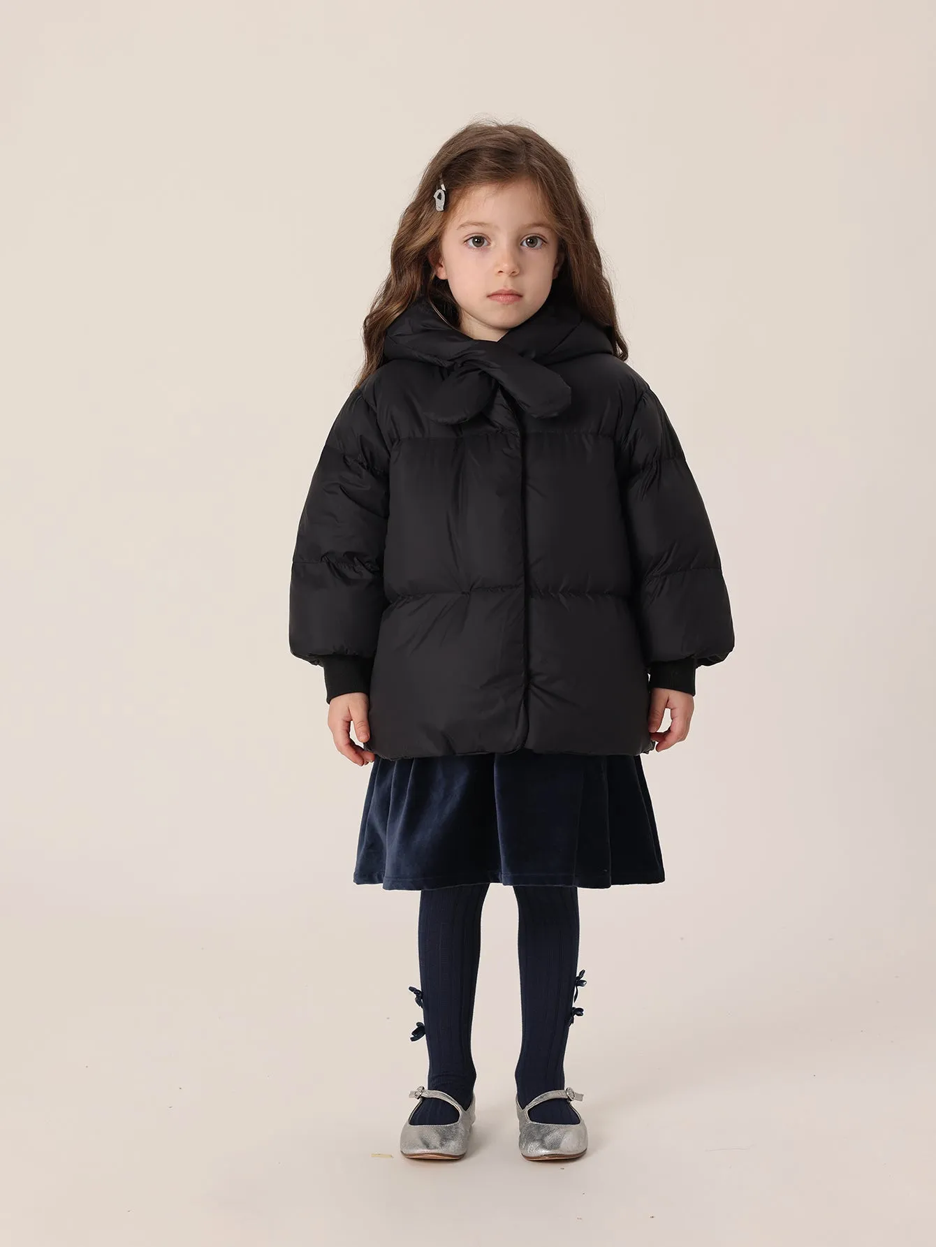 MARC & JANIE Girls Ultralight Hooded Down Parka 541890