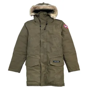 Men's Langford Parka Heritage Down Jacket Khaki Size S