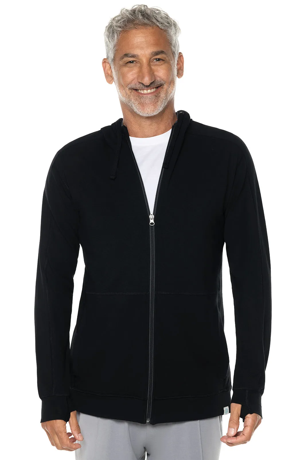 Men's LumaLeo Zip-Up Hoodie  |  Black