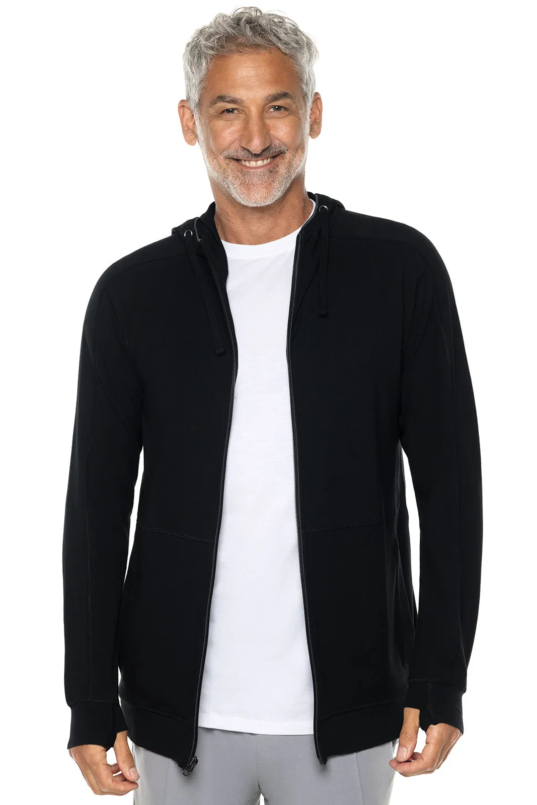 Men's LumaLeo Zip-Up Hoodie  |  Black