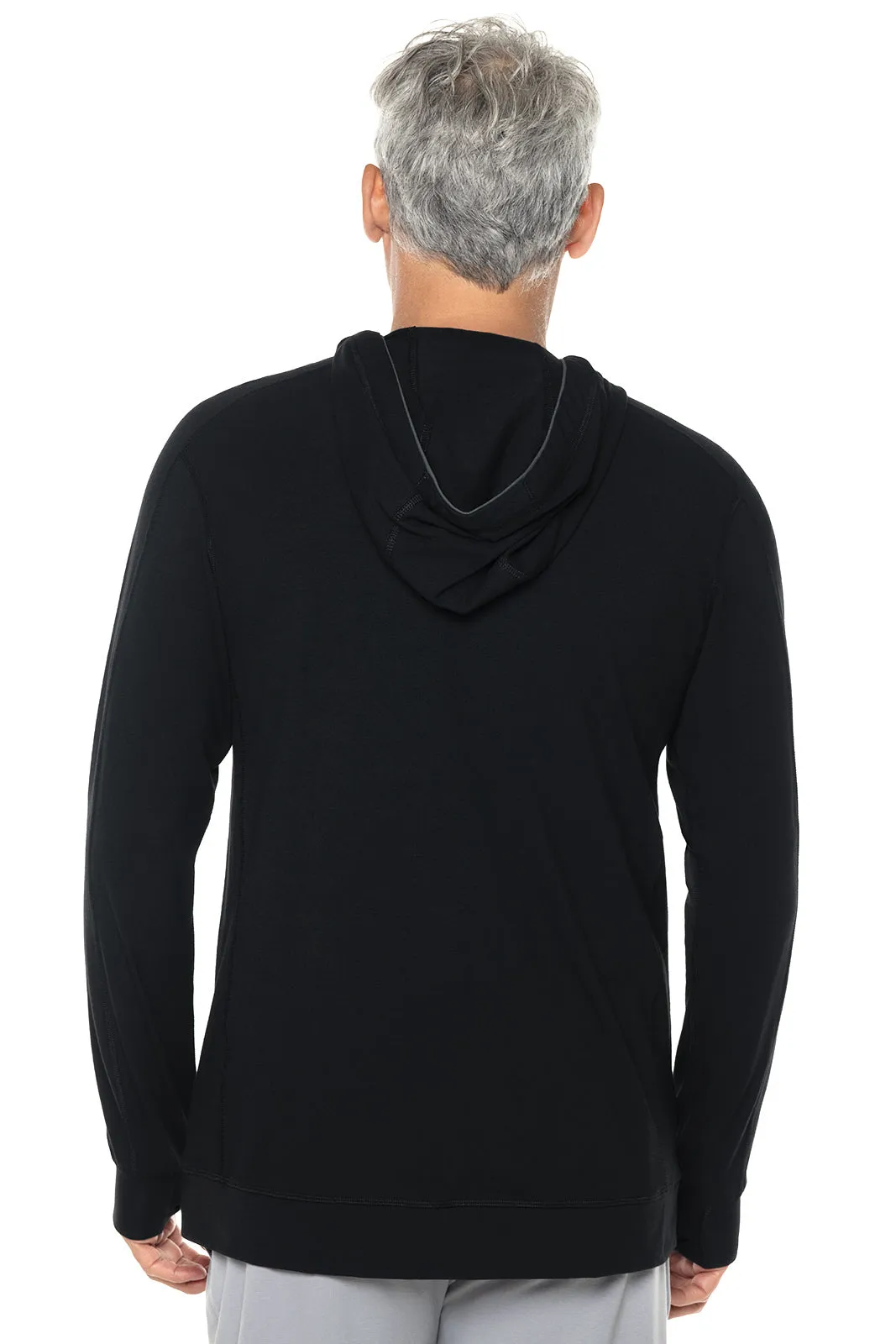 Men's LumaLeo Zip-Up Hoodie  |  Black