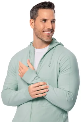 Men's LumaLeo Zip-Up Hoodie  |  Misty Aqua