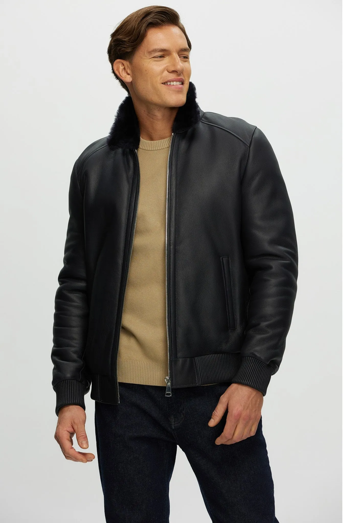 Men's Merino Shearling Lamb Jacket