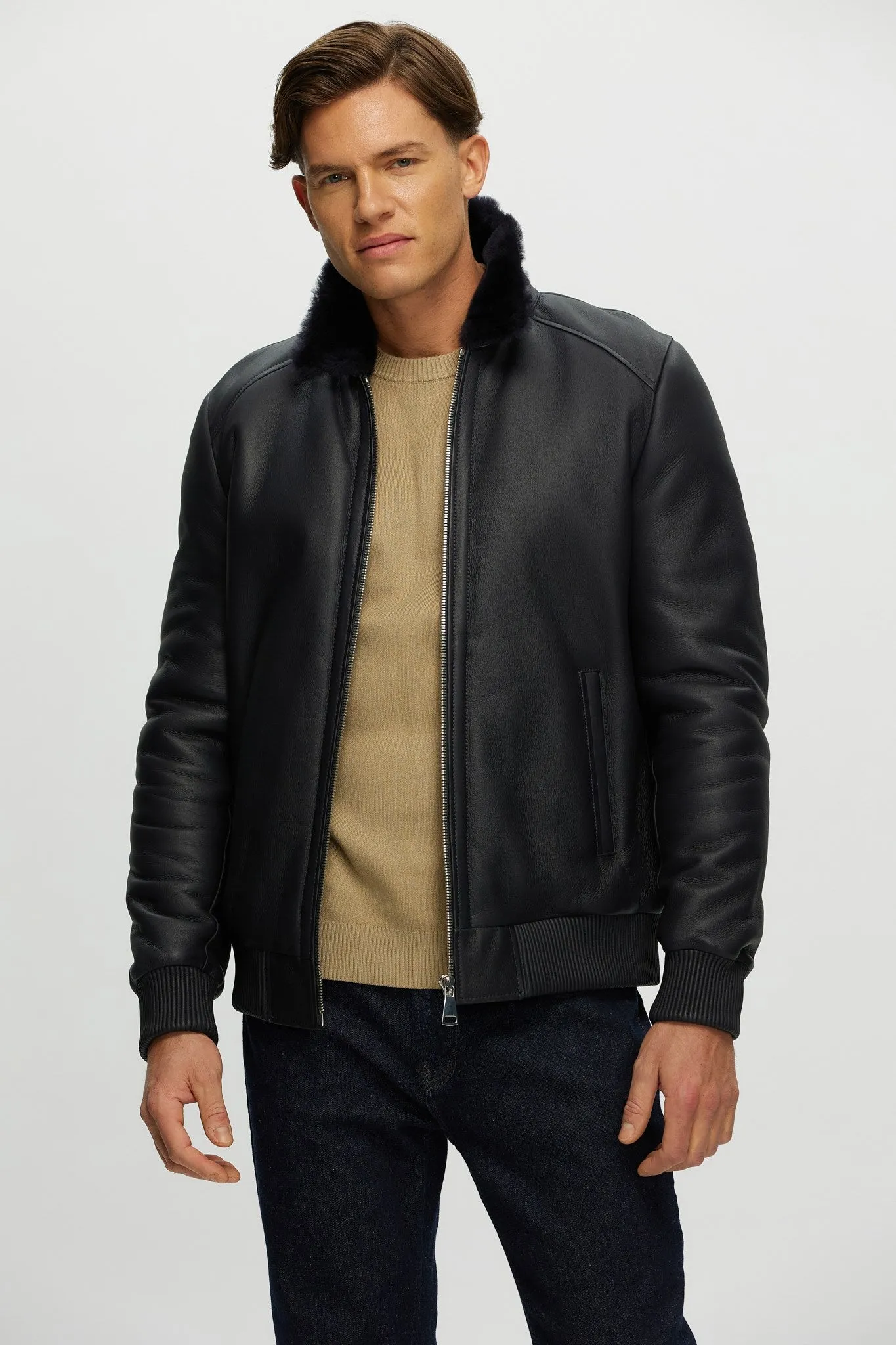 Men's Merino Shearling Lamb Jacket