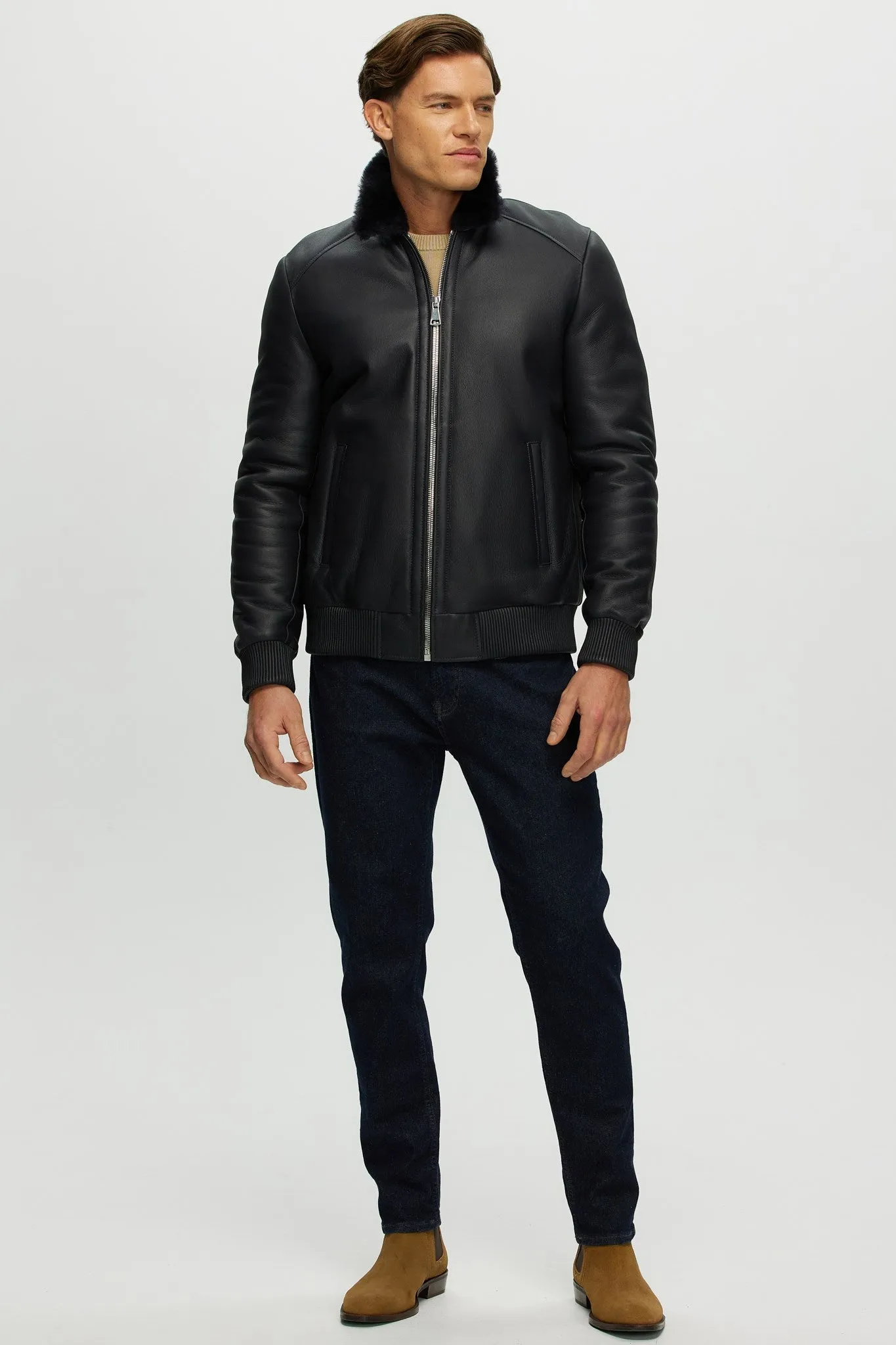 Men's Merino Shearling Lamb Jacket