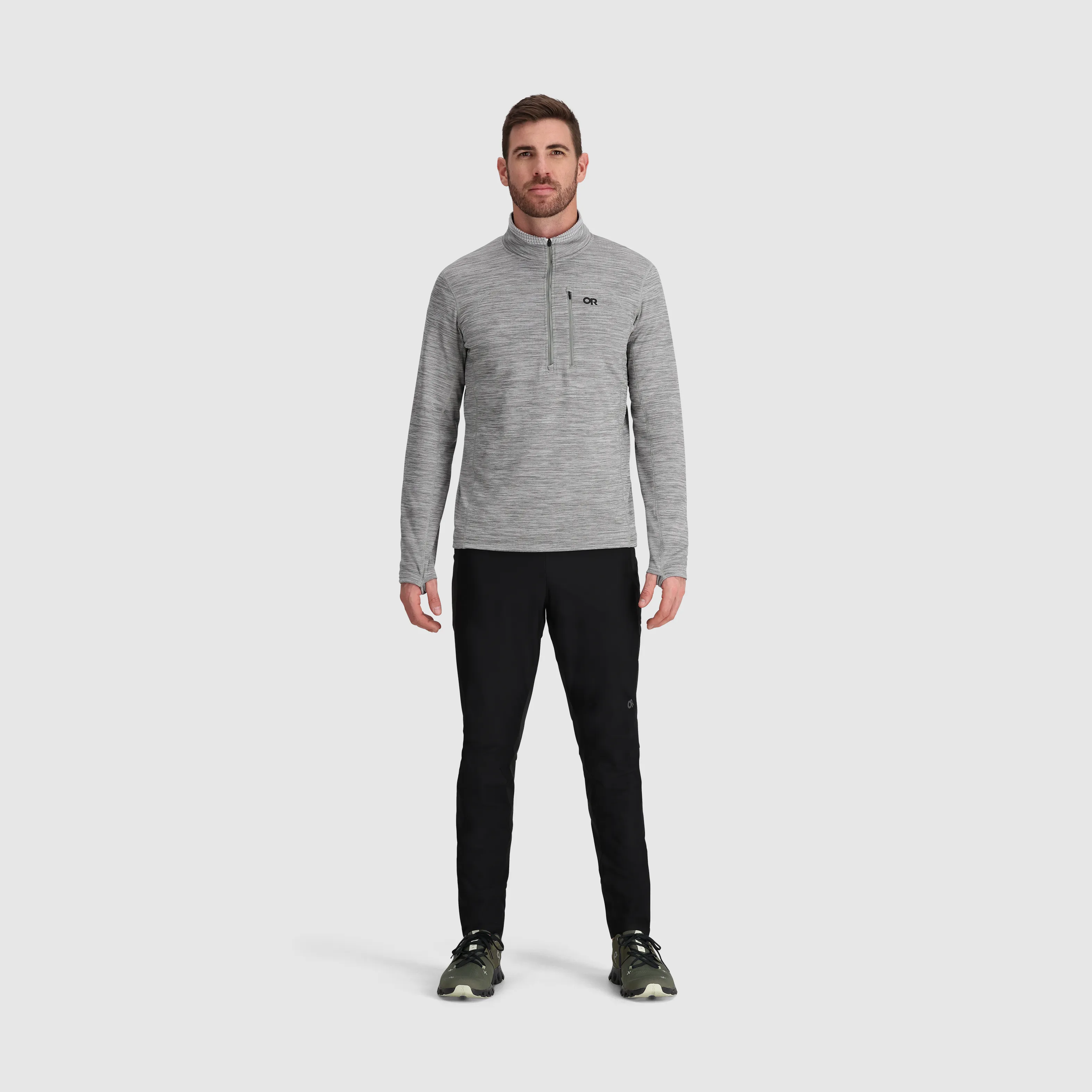 Men's Vigor Grid Fleece Half Zip