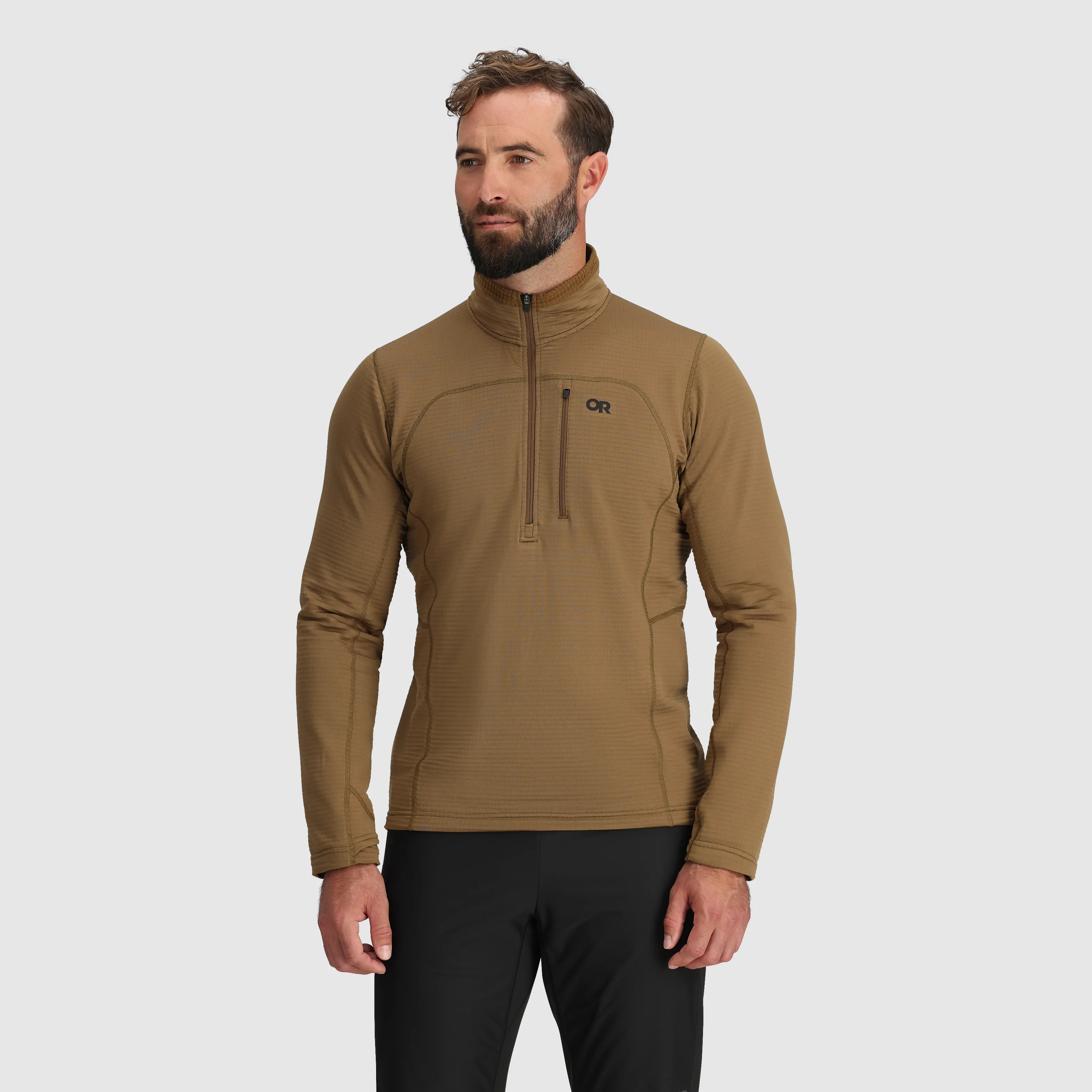 Men's Vigor Grid Fleece Half Zip