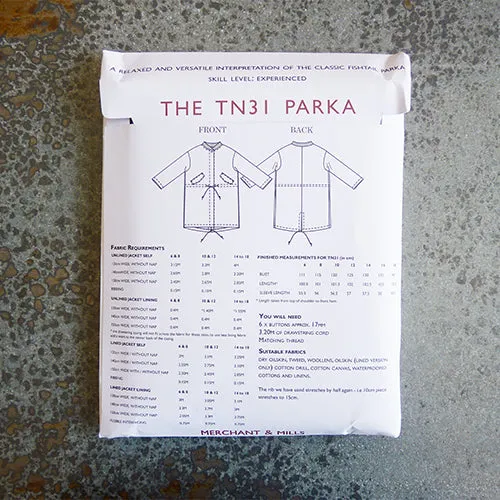 Merchant & Mills Pattern : TN31 Parka