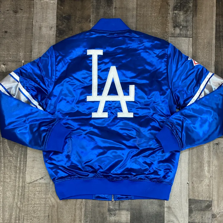 Mitchell & Ness- MLB heavyweight satin jacket Los Angeles Dodgers