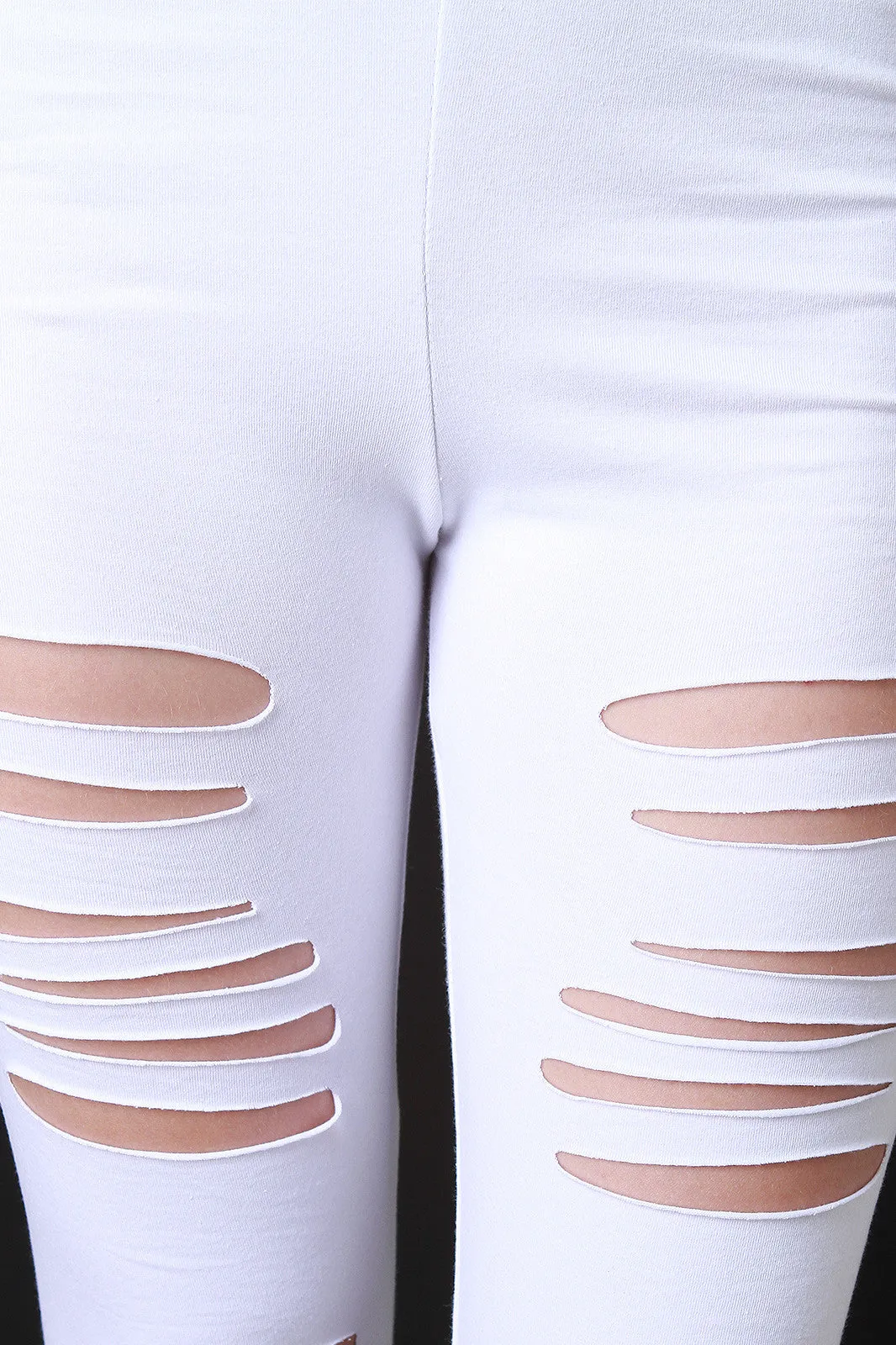 Multi-Cut Front Leggings