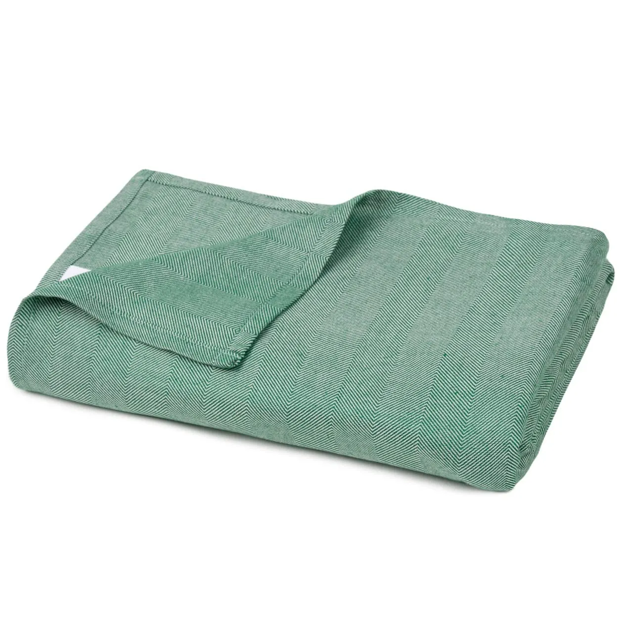 Mush 100% Bamboo Summer AC Blankets || Ultra-Soft, Light weight & Thermoregulating Dohar for Single Bed (Green, Large - 5 x 7.5 ft)