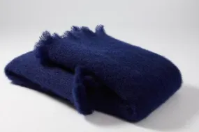 Navy Mohair Scarf - Ezcaray, Spain