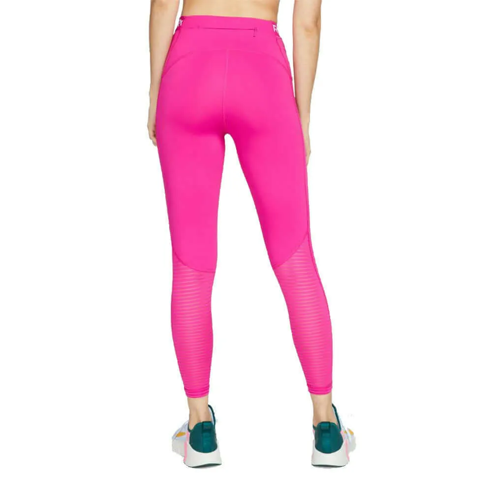 Nike Pro Women's High-Rise Leggings - Hot Pink