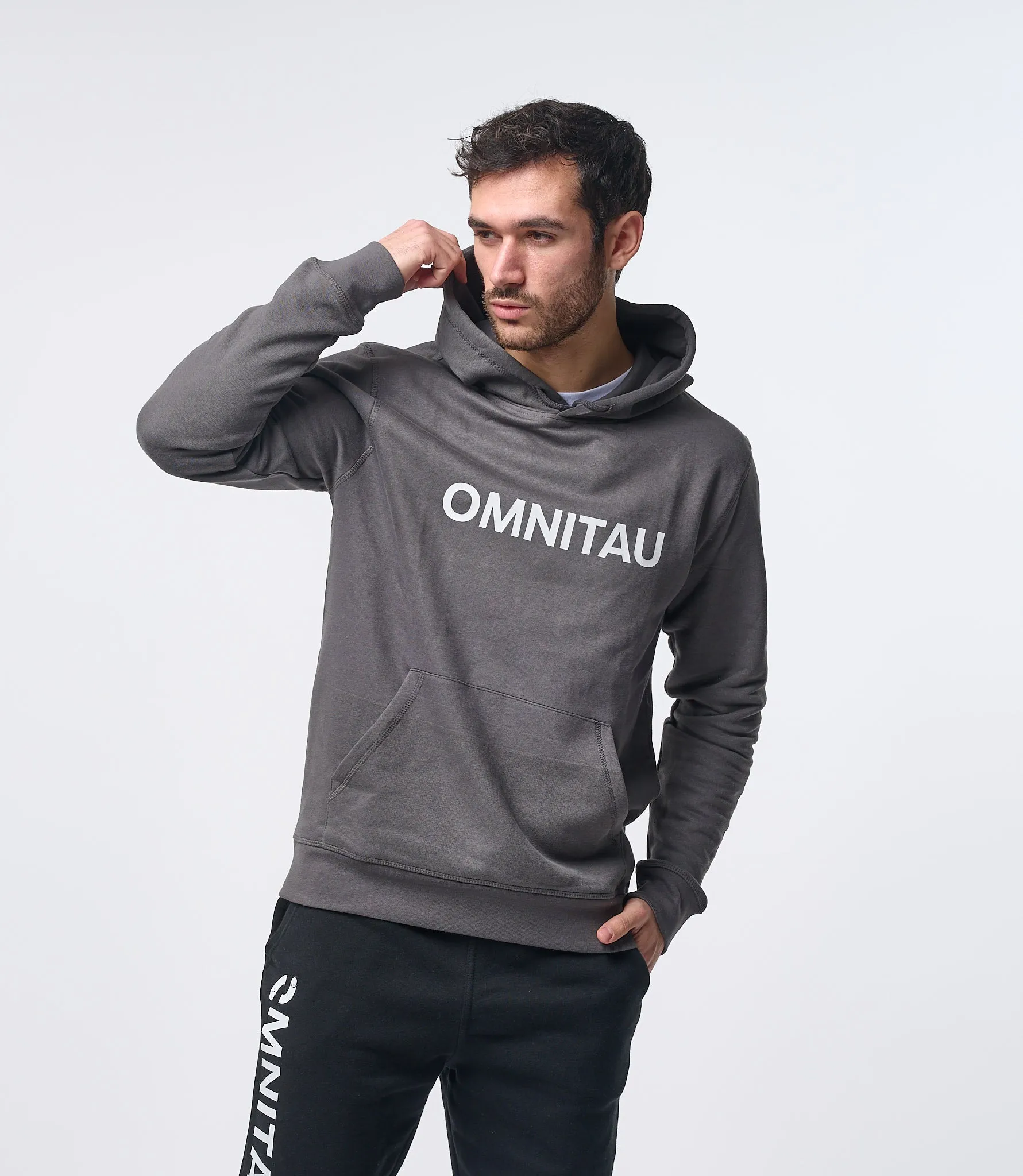 Omnitau Men's OmniX Organic Cotton Omni Hoodie - Anthracite Grey