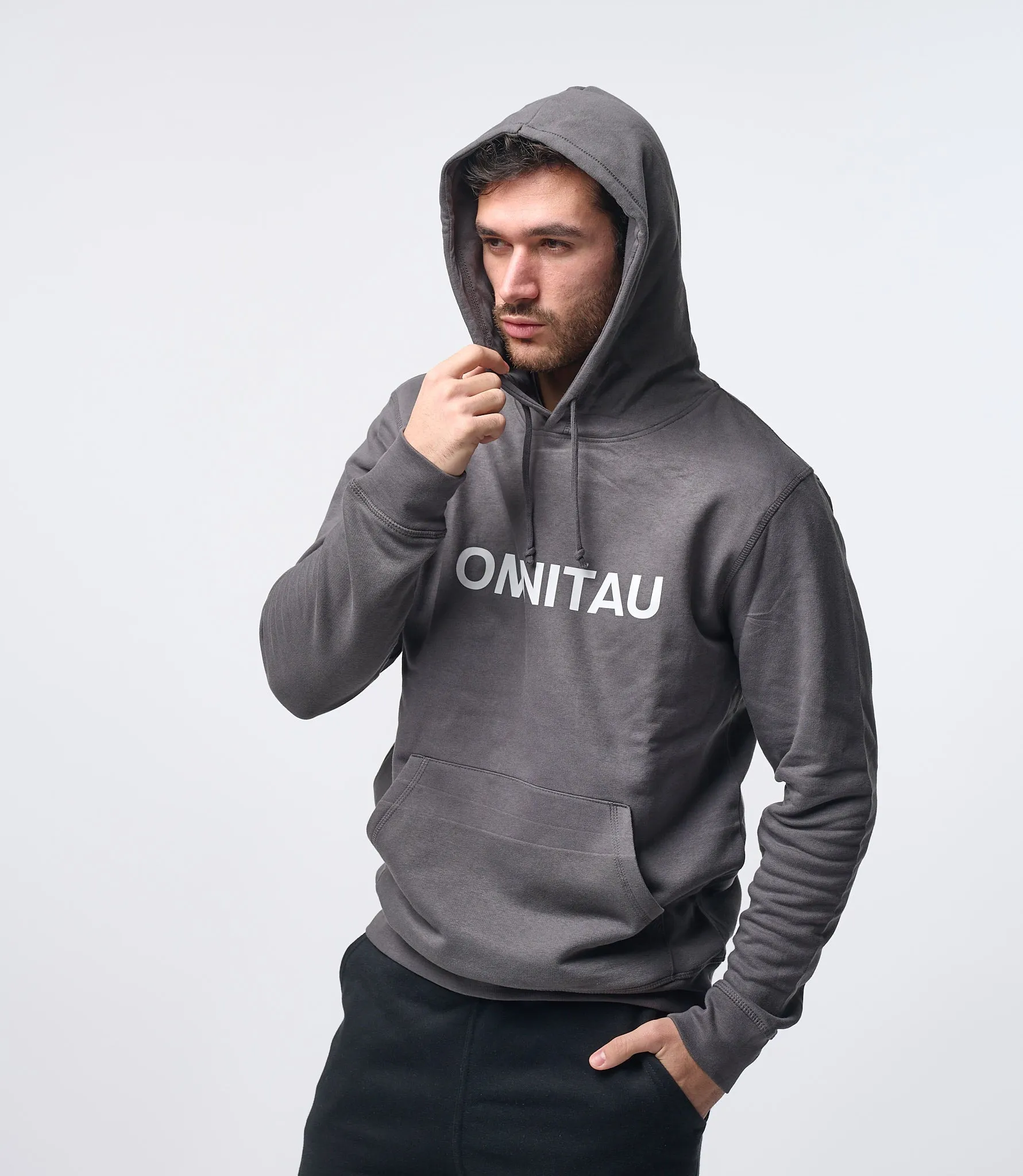 Omnitau Men's OmniX Organic Cotton Omni Hoodie - Anthracite Grey