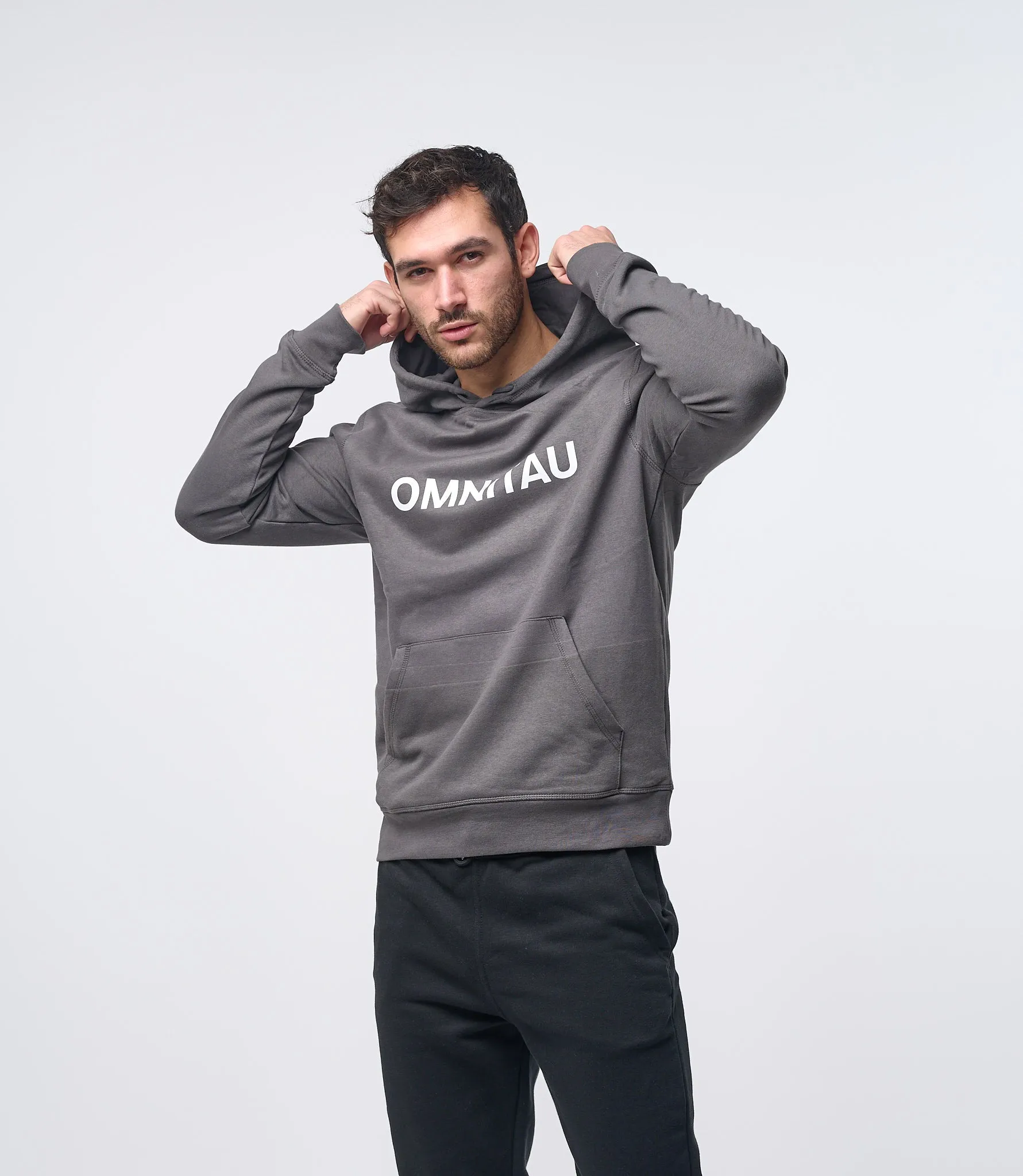 Omnitau Men's OmniX Organic Cotton Omni Hoodie - Anthracite Grey