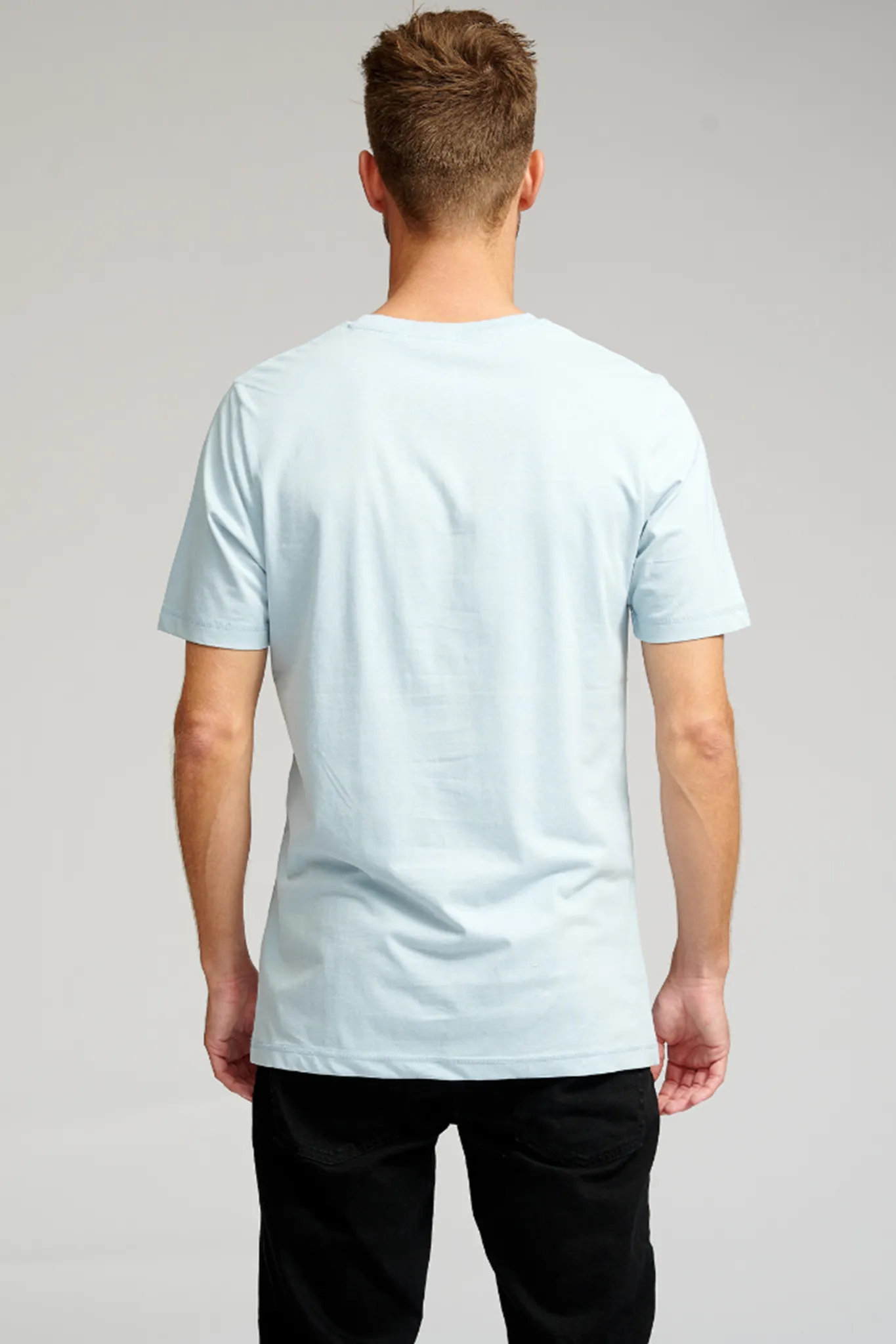 Organic Basic T-shirt - Light Blue