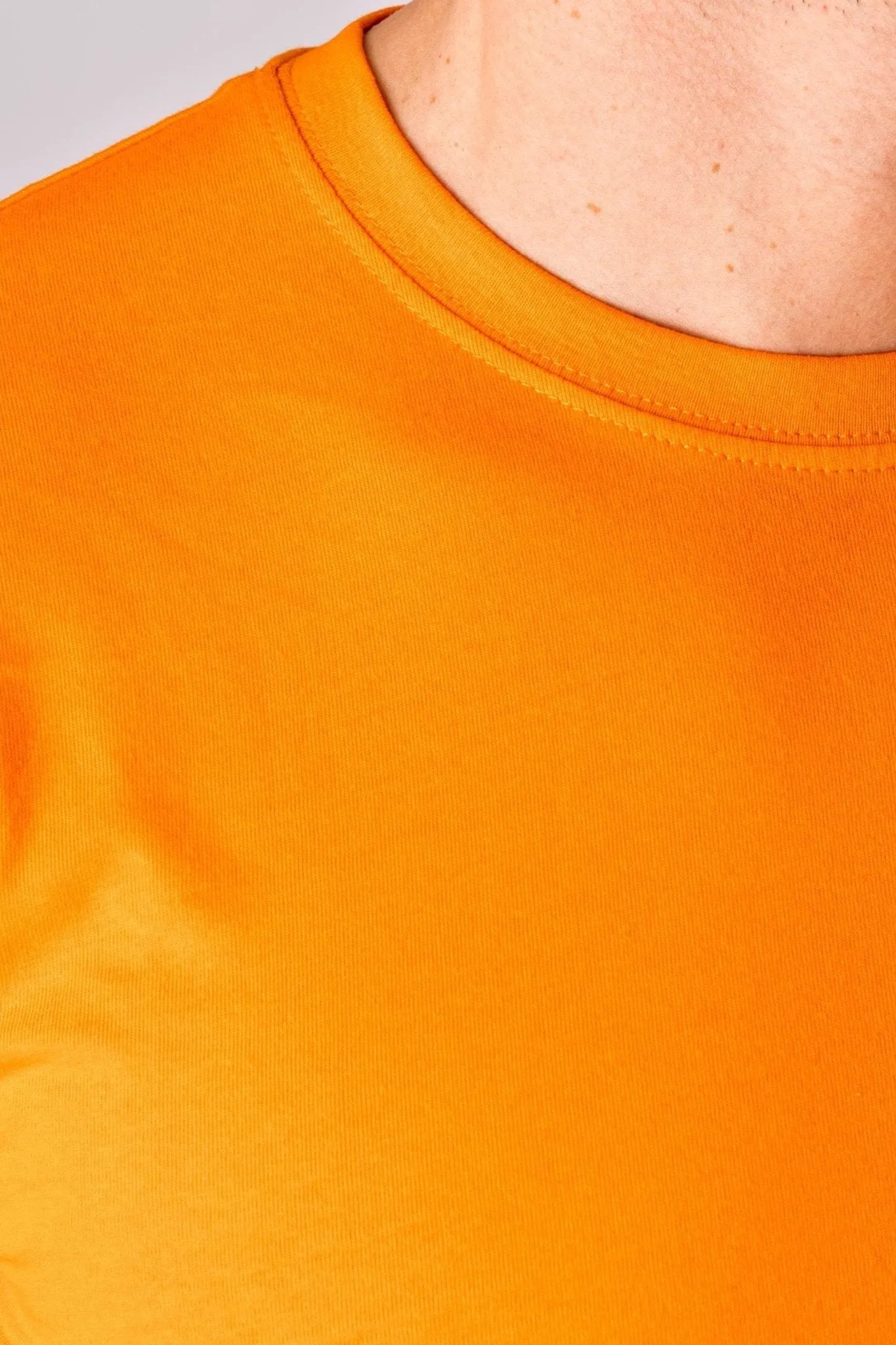 Organic Basic T-shirt - Orange