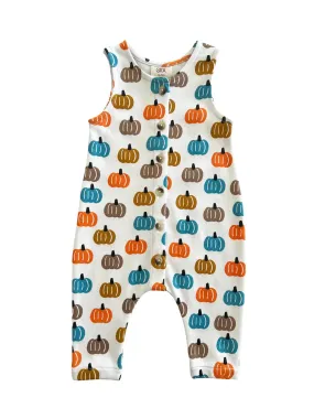 Organic Jumpsuit, Pumpkin Patch