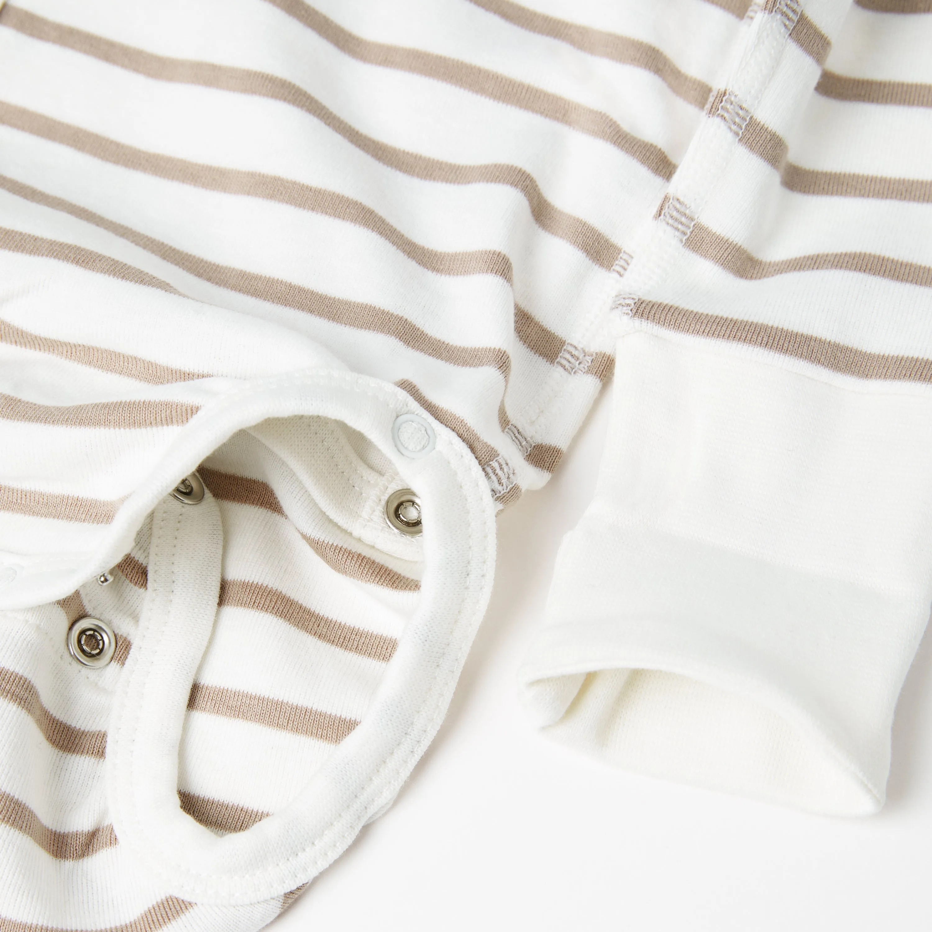 Organic Striped 3 Piece Baby Gift Set