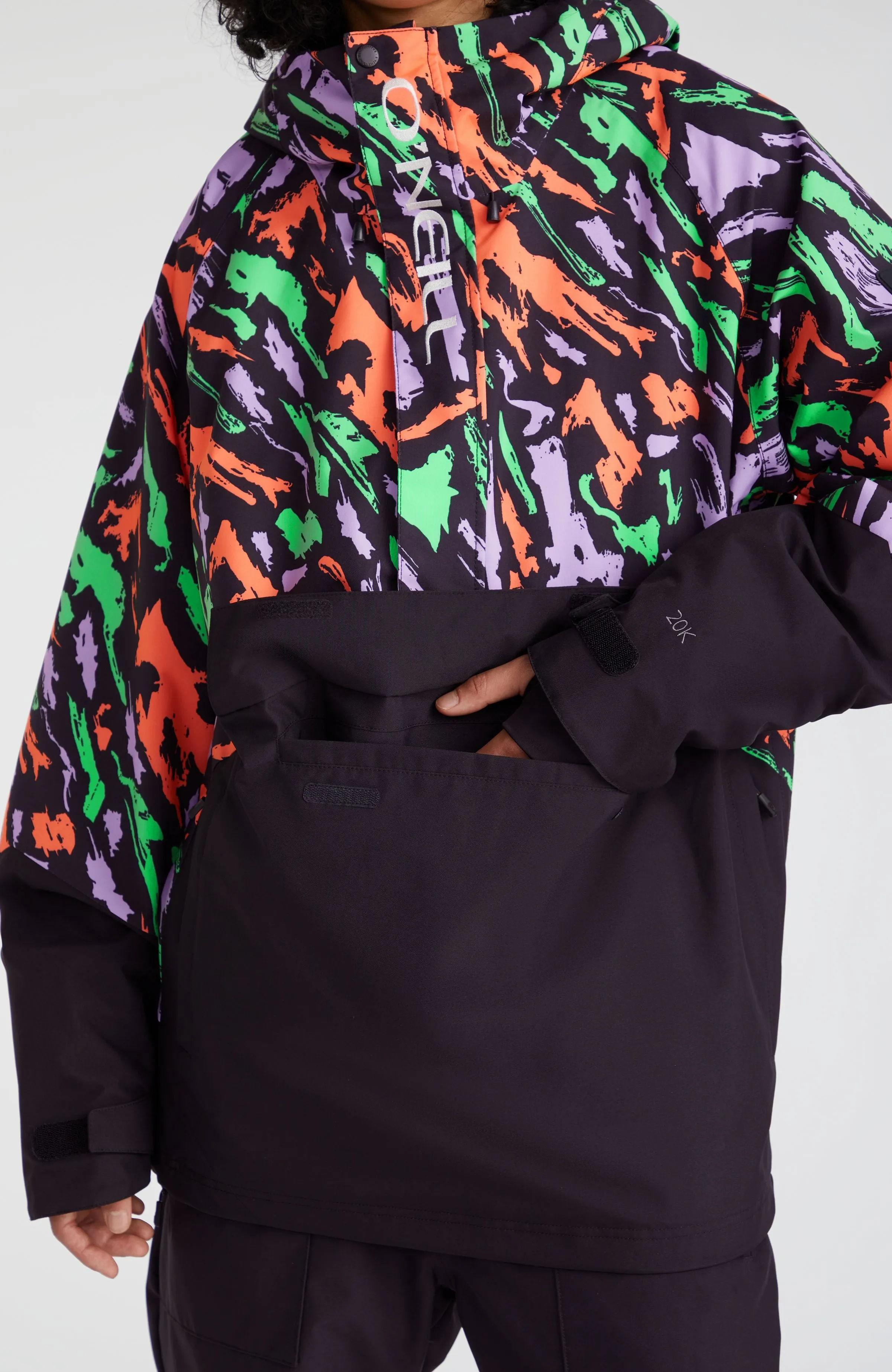 O'Riginals Anorak Snow Jacket | Black Kemper Print