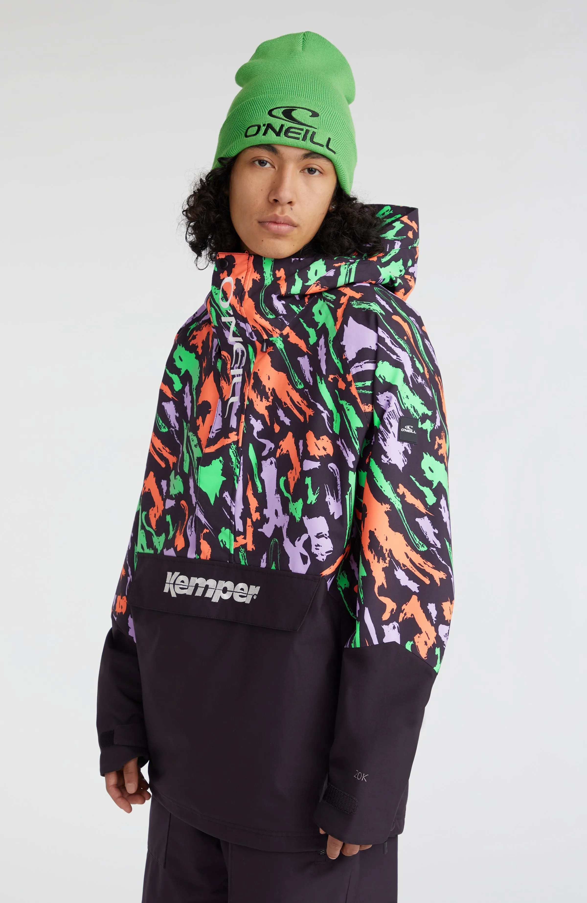 O'Riginals Anorak Snow Jacket | Black Kemper Print