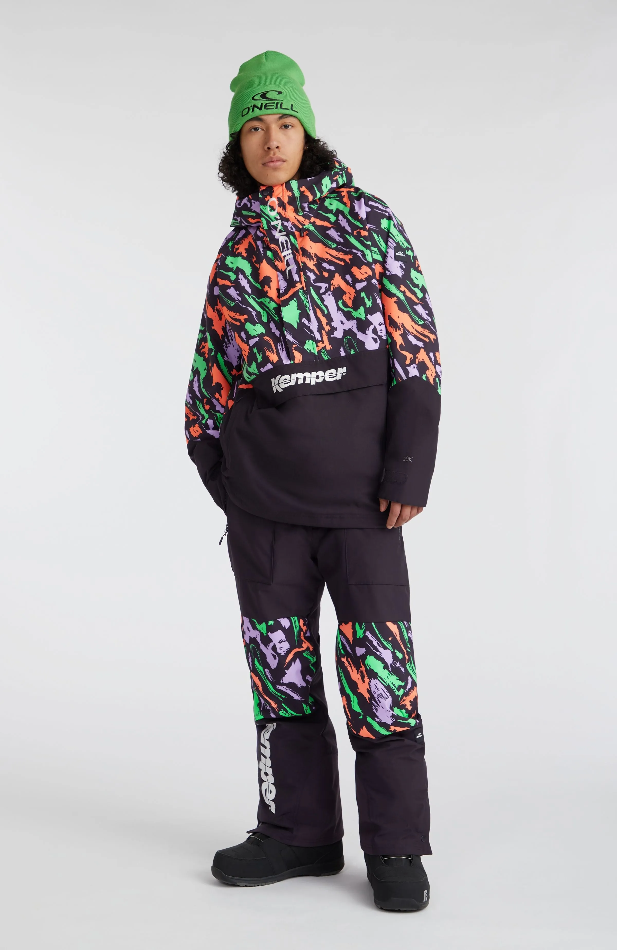 O'Riginals Anorak Snow Jacket | Black Kemper Print