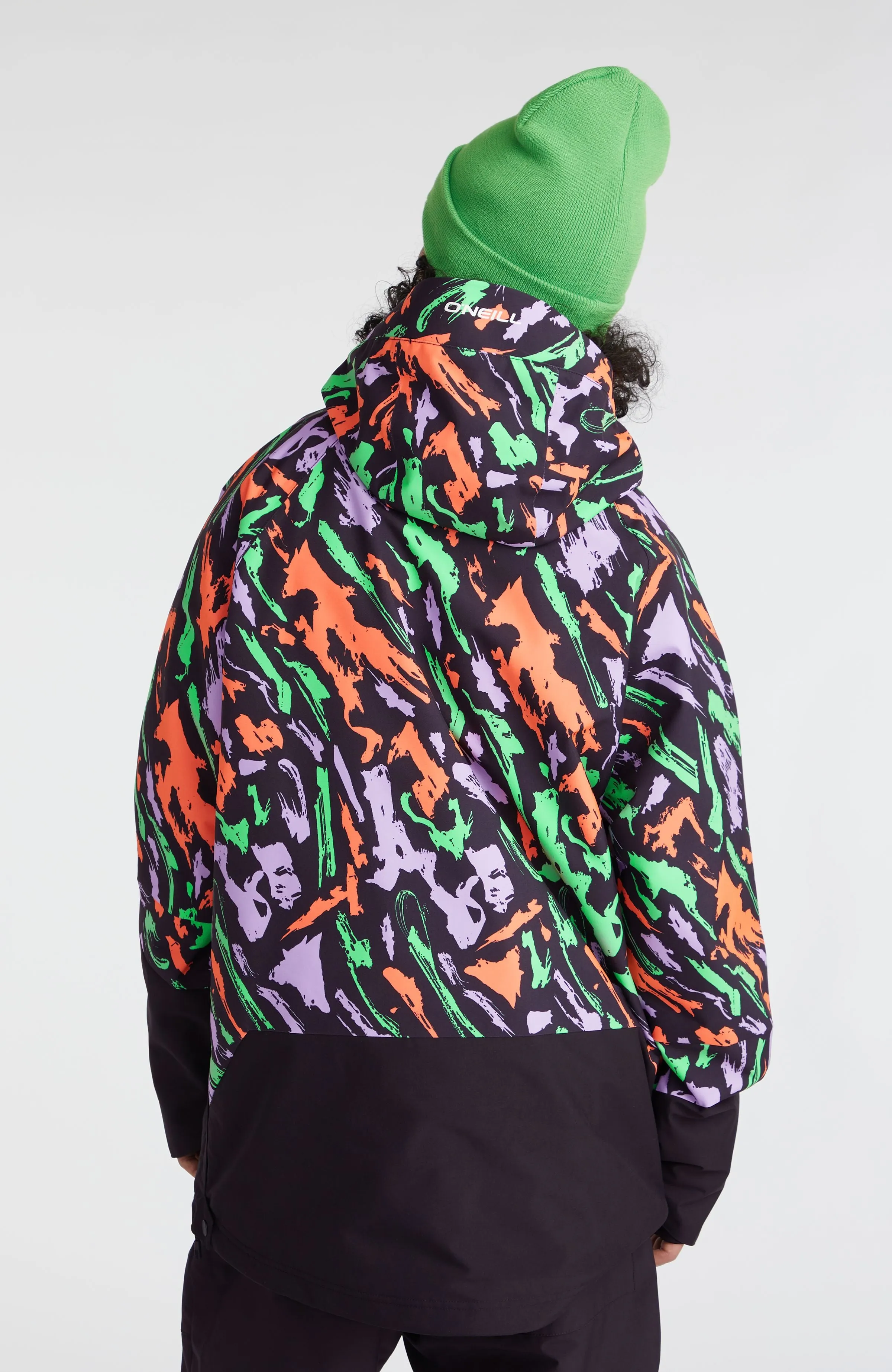 O'Riginals Anorak Snow Jacket | Black Kemper Print